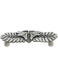 Dragonfly Drawer Pull - 3 inch Center to Center in Antique Pewter.